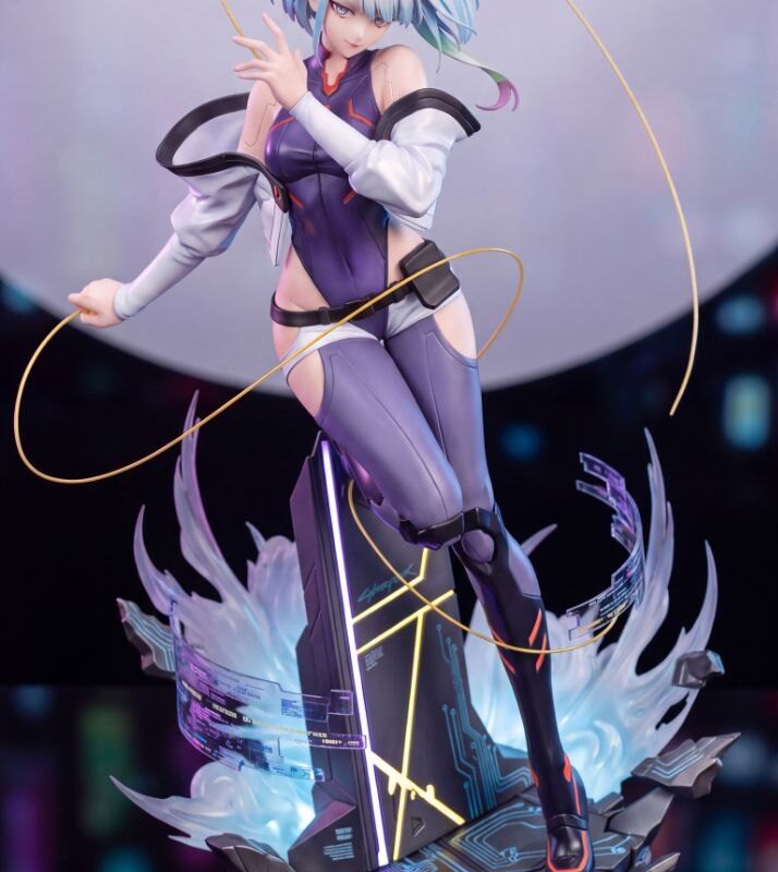 Crystal Lotus Lucy Cyberpunk Resin Statue