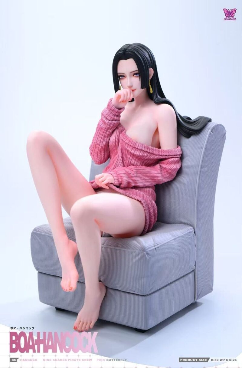 Pink Butterfly Hancock Resin Statue