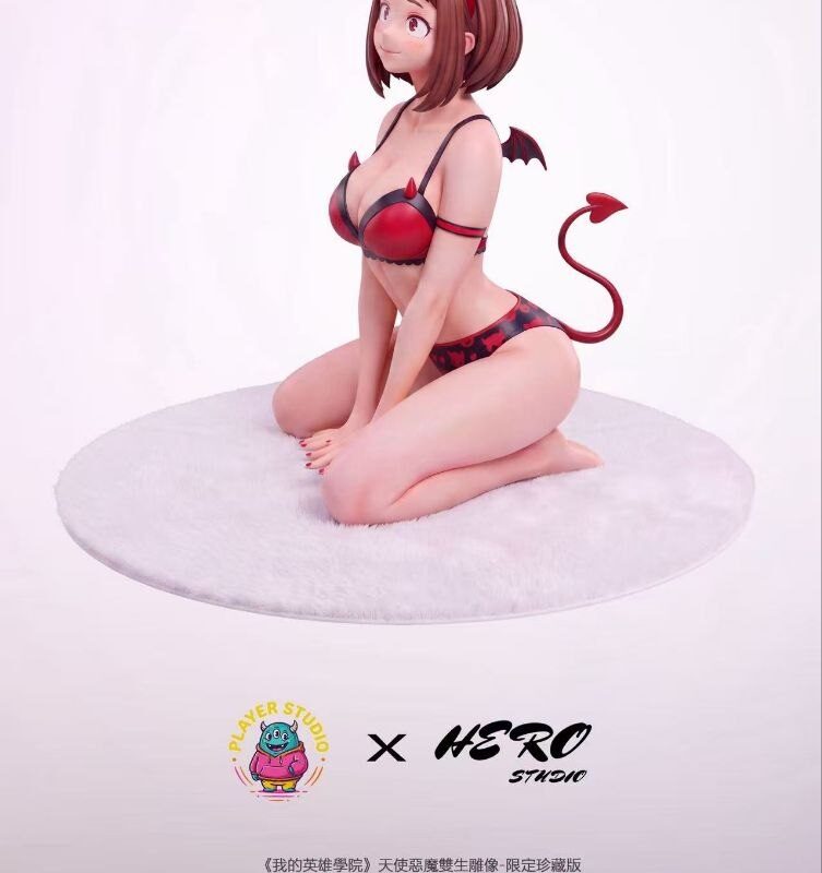Player Studio Ochaco Uraraka Angel Devil My Hero Academia Resin Statue